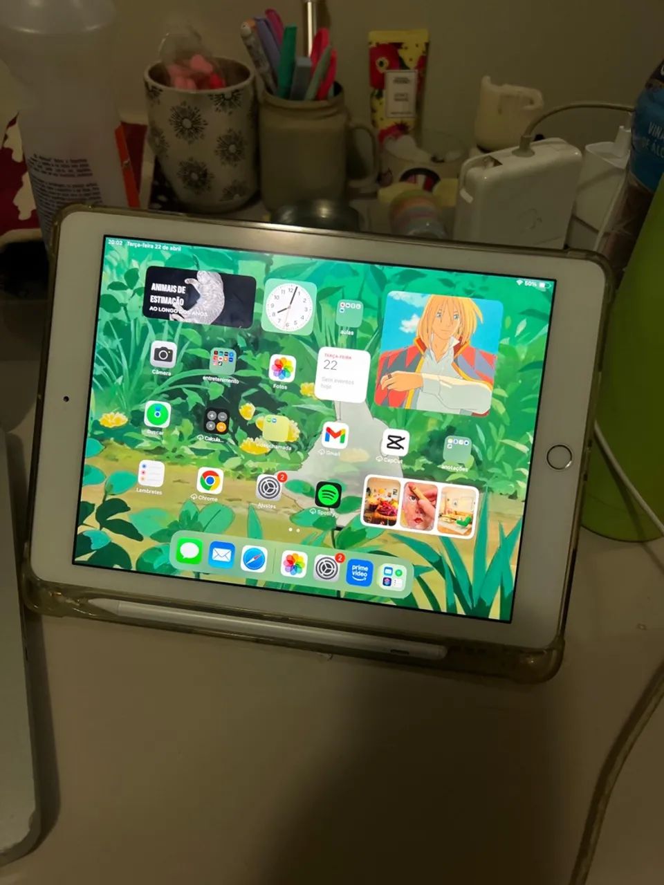 iPad 6 32gb com película e capa
