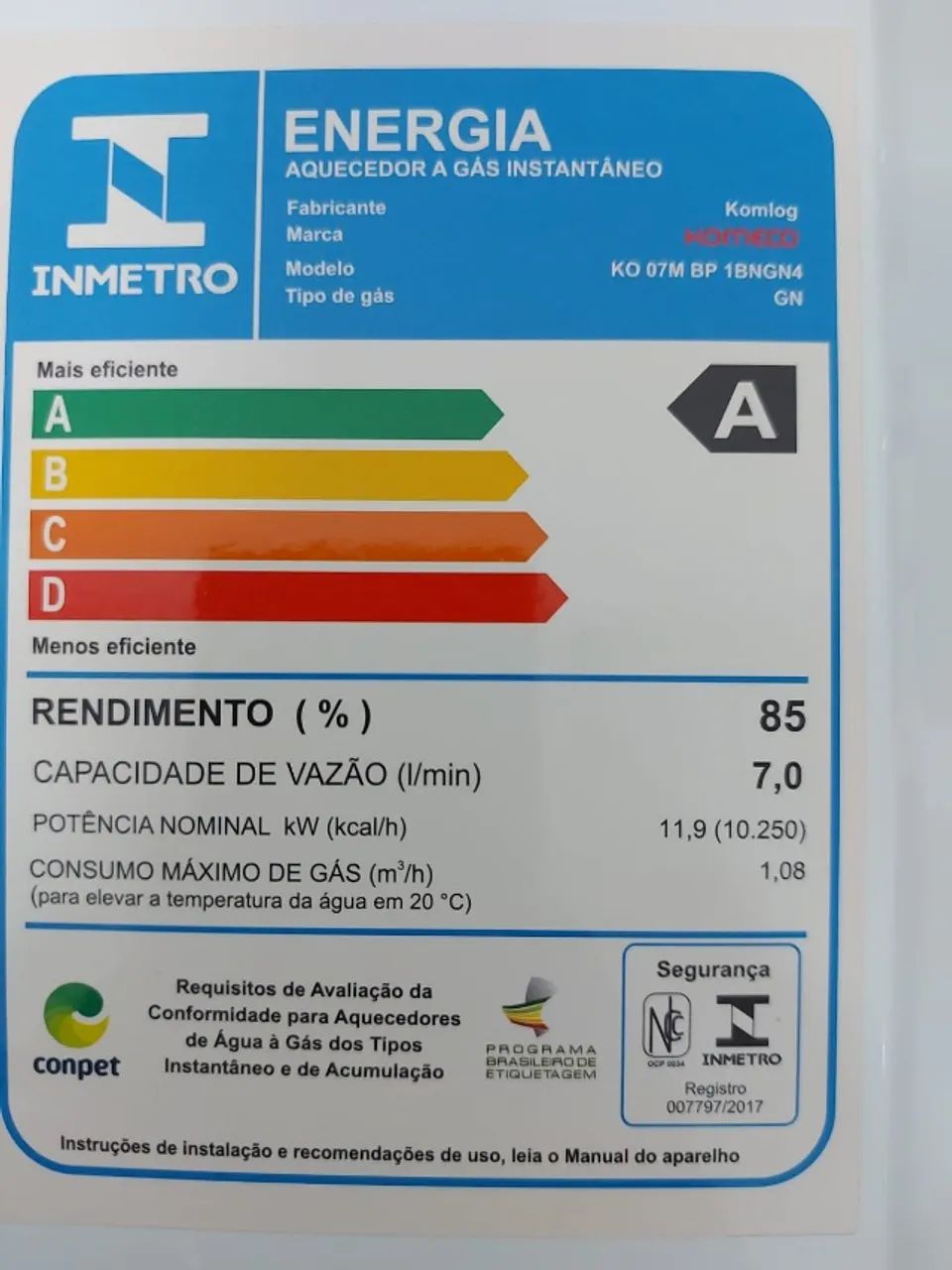 Aquecedor Elétrico Komeko GN - Econômico, Seguro e Eficiente! - Foto 2