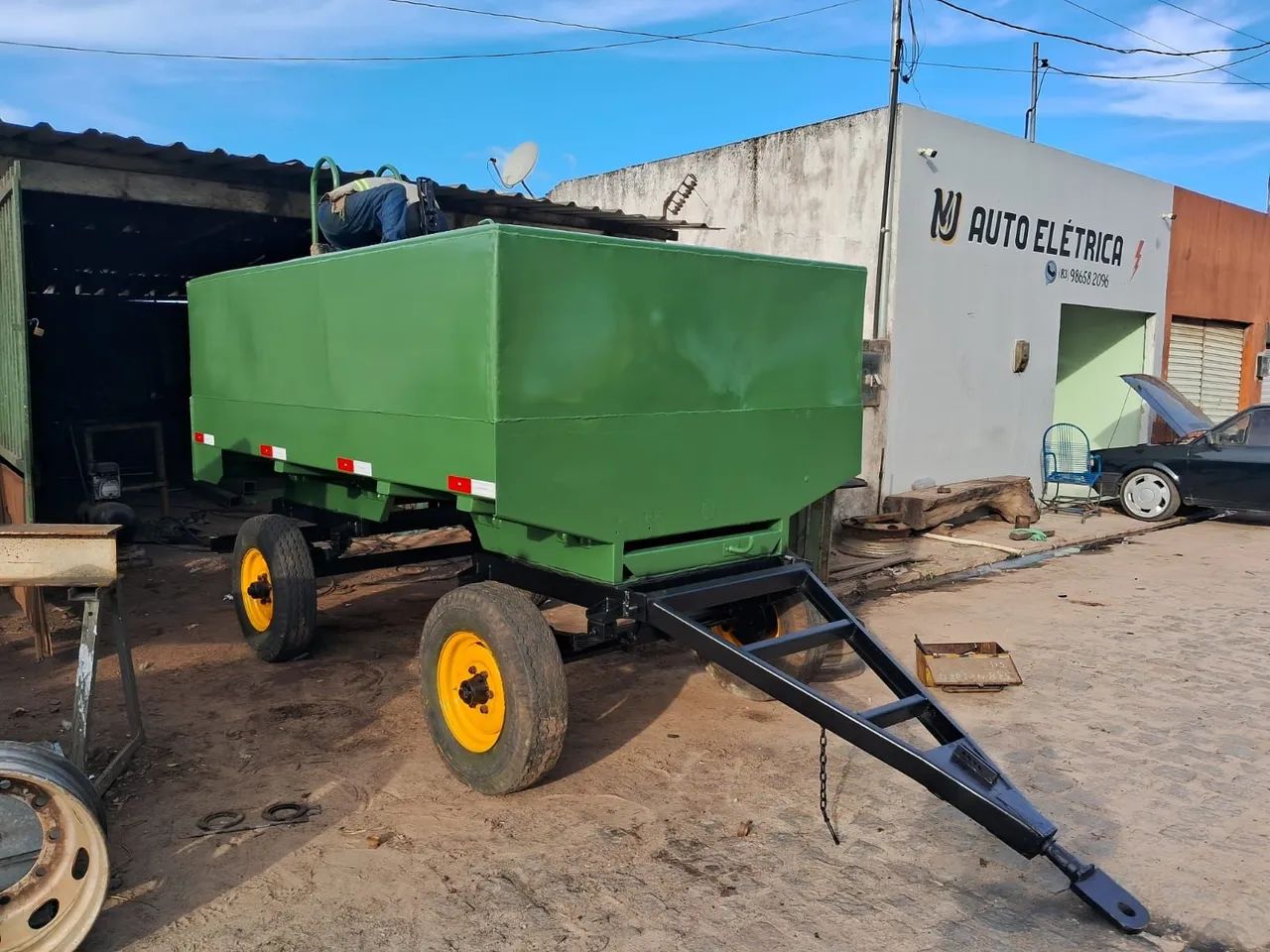 Pipa para transporte de água em chapa 3/16