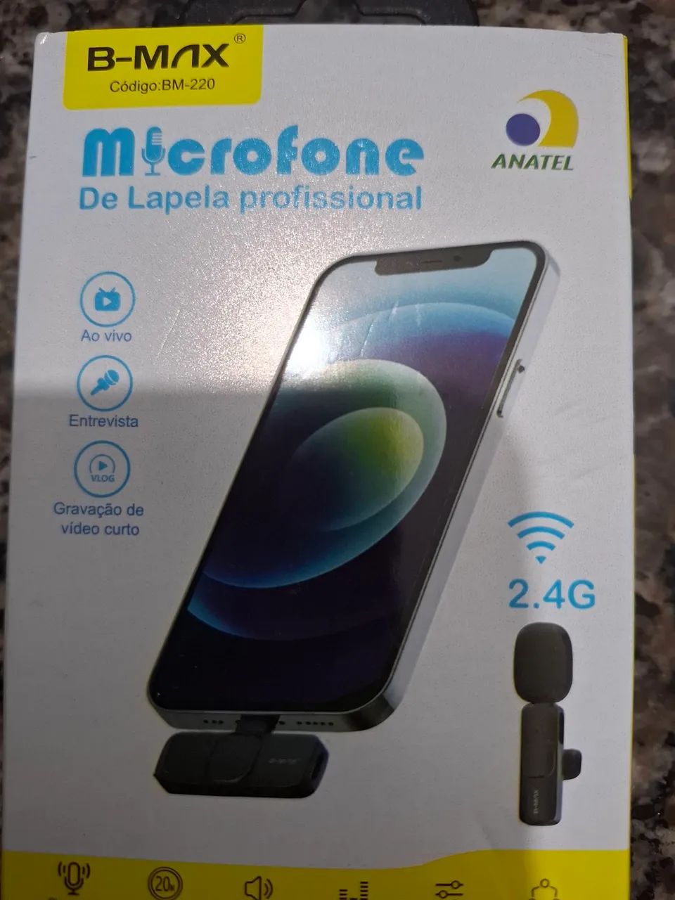 microfone de lapela sem fio ,wirelles64175970780163121