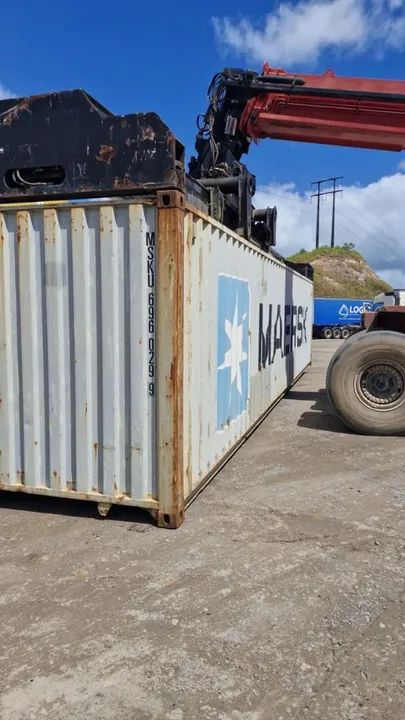 Container Marítimo 20 e 40 Pés pra todo Brasil  - Foto 4