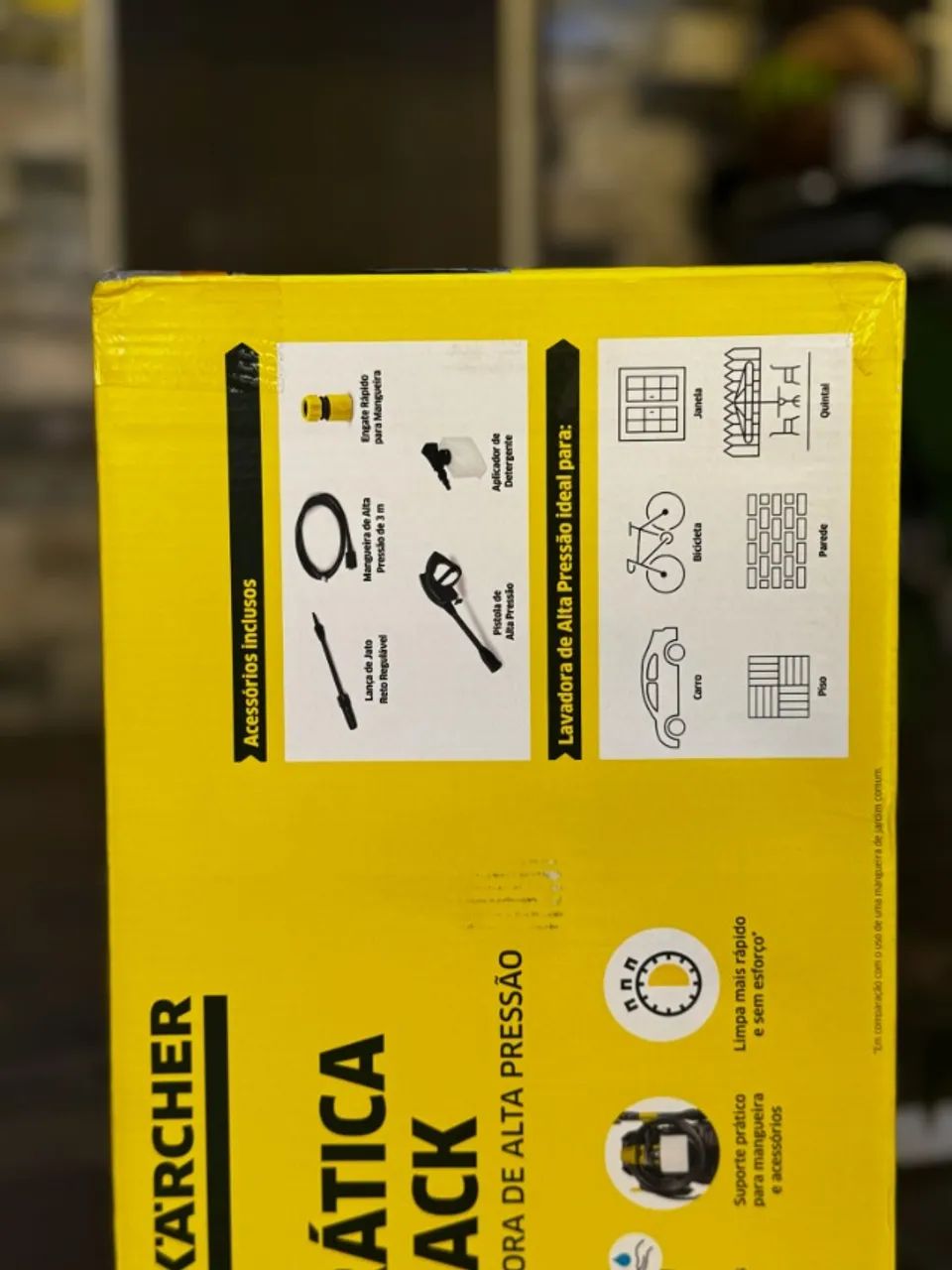 Lavadora de Alta pressão 1500 PSI com Aplicador de Detergente - Foto 3