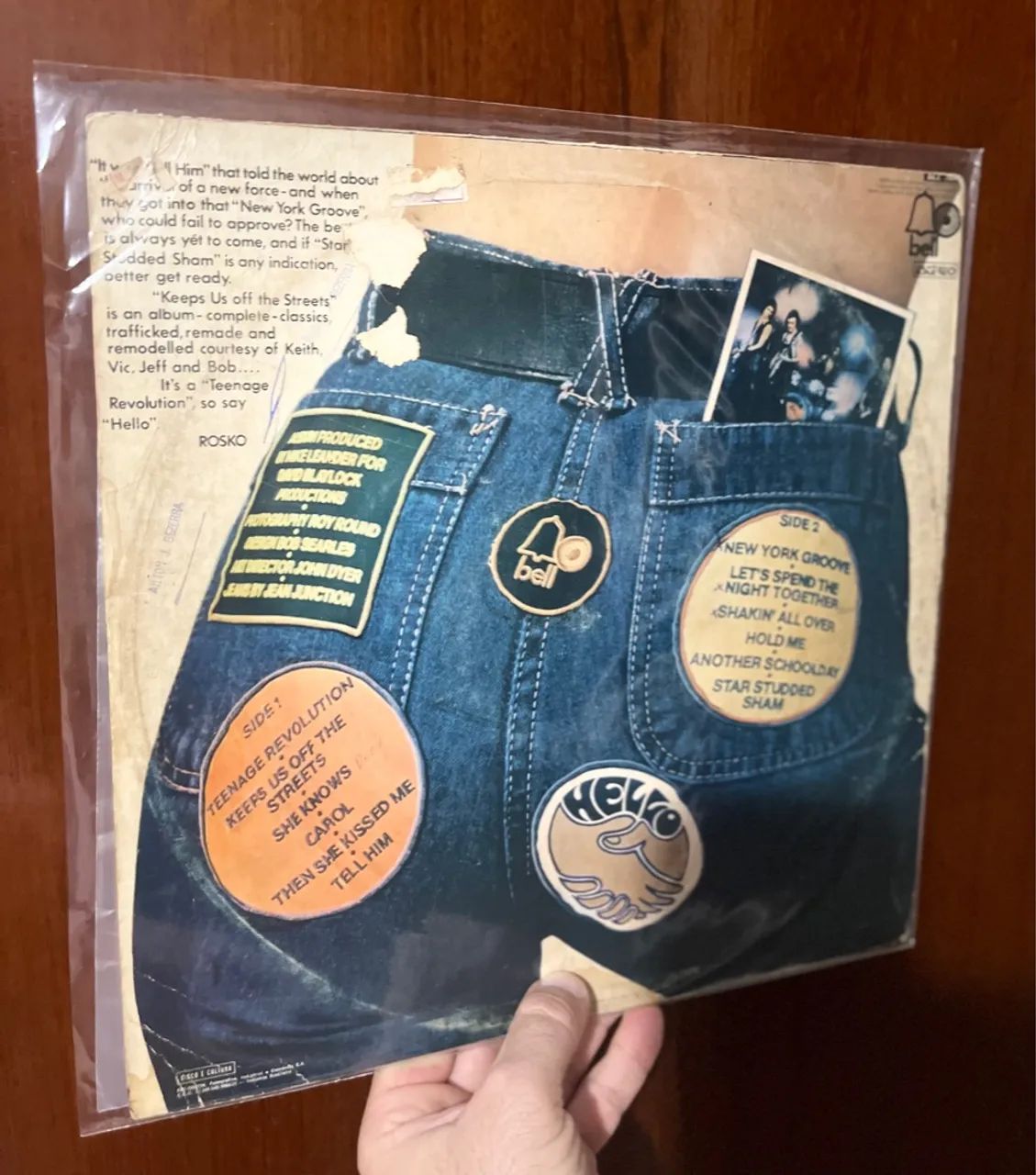 Lp keeps us off the streets (RARO!) Rock Britanico hello lp hello keeps us off the streets - Foto 3