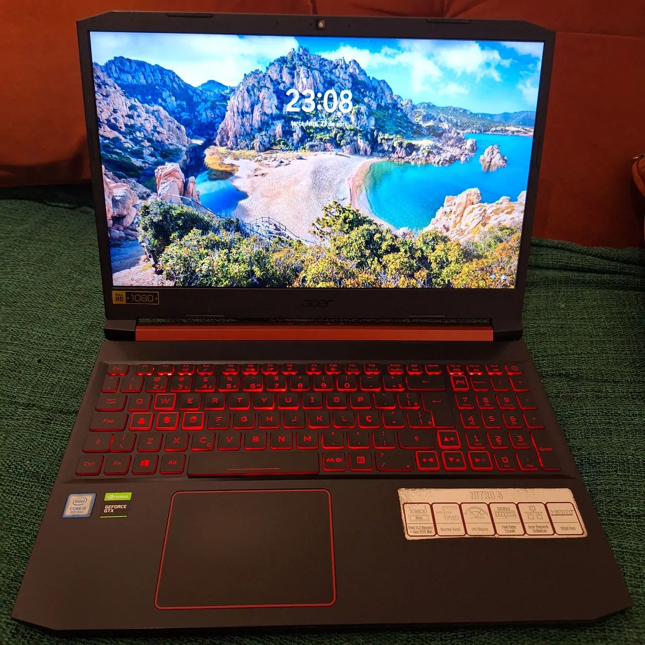 Notebook Gamer Acer Nitro 5 - i5, 16GB RAM, SSD 512GB NVMe