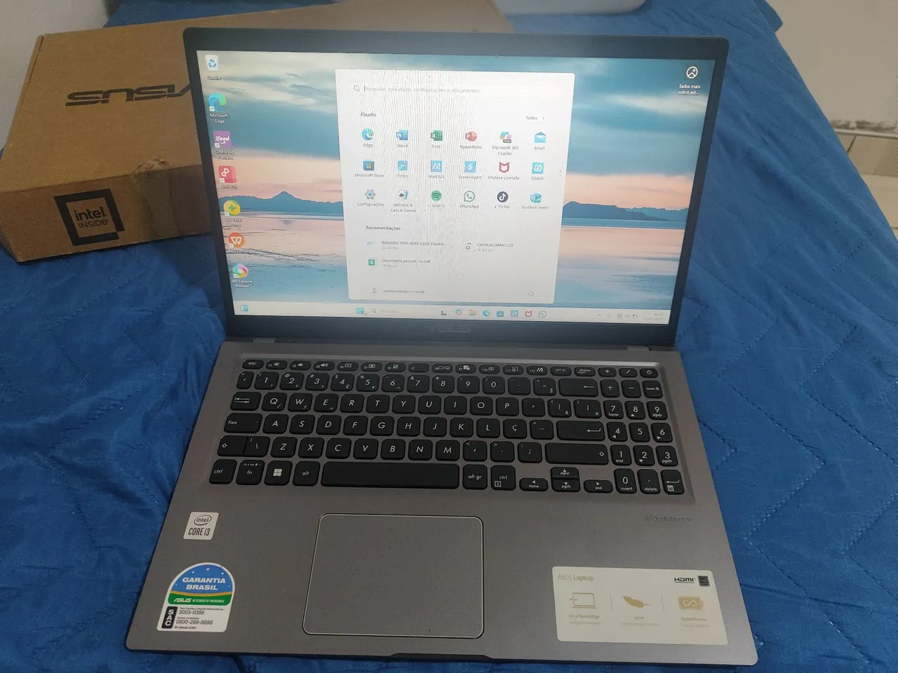 Notebook Asus Intel Core i3