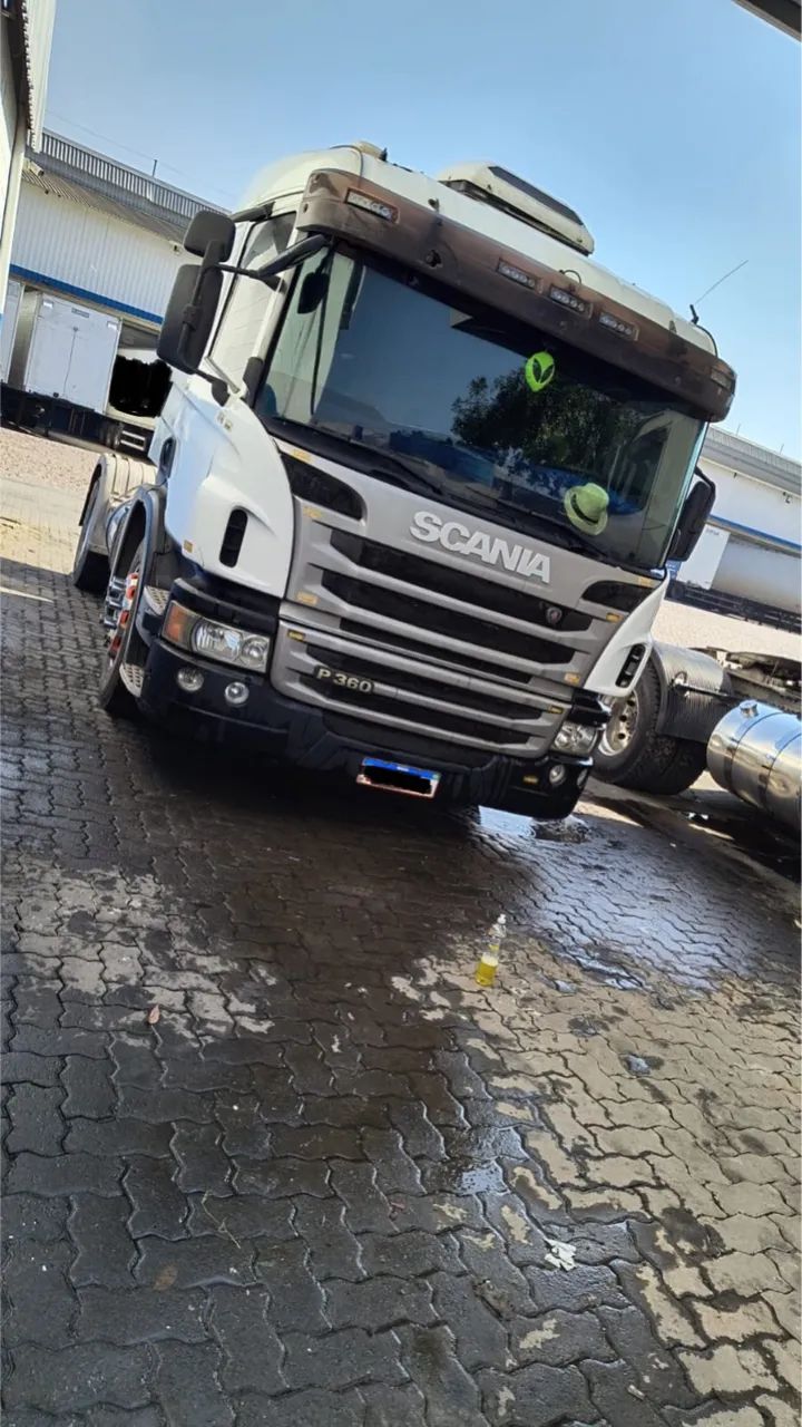 Scania p360 4x2 automático caminhão conservado  - Foto 7