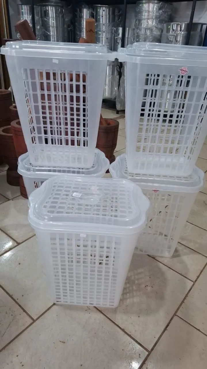Cesto grande  para roupa  - Foto 2