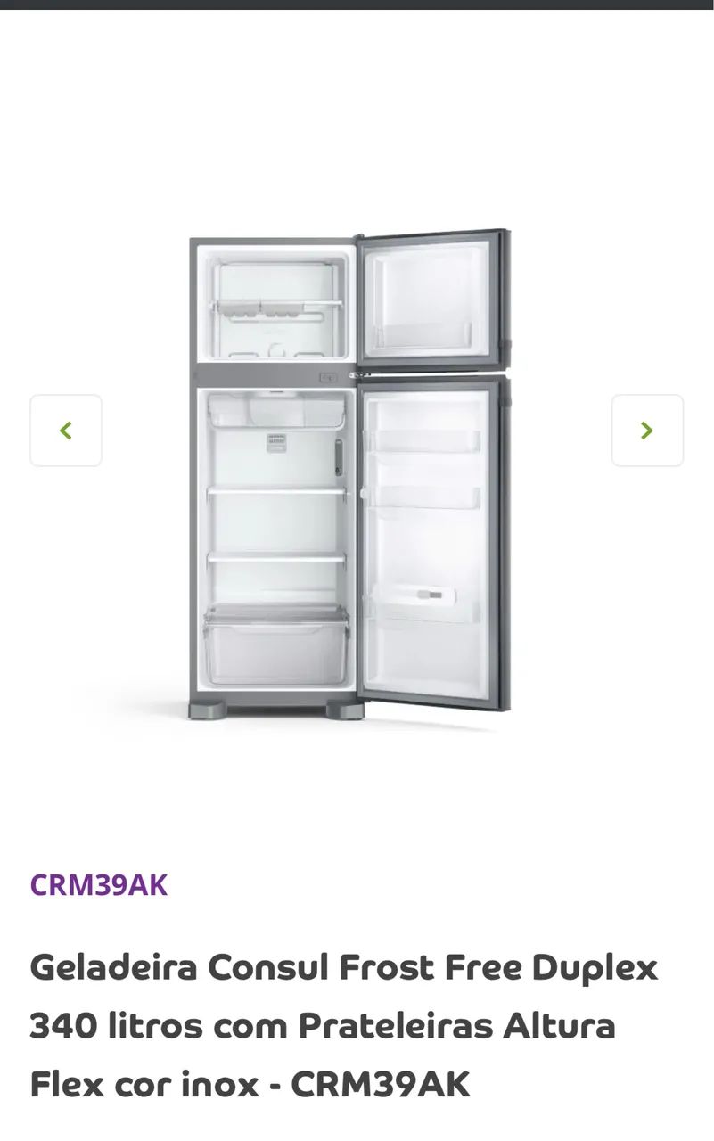 Geladeira cônsul duplex inox  - Foto 3