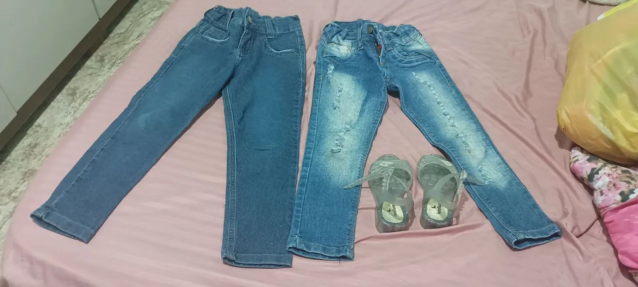 LOTE DE ROUPA MENINA 