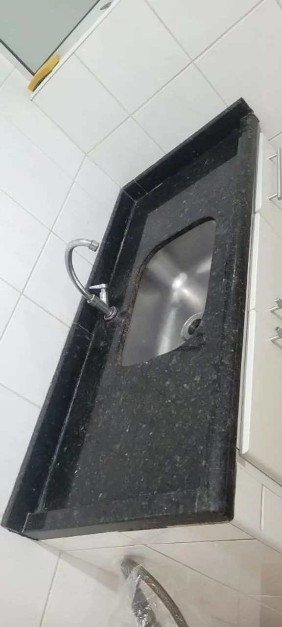Pia de cozinha em granito