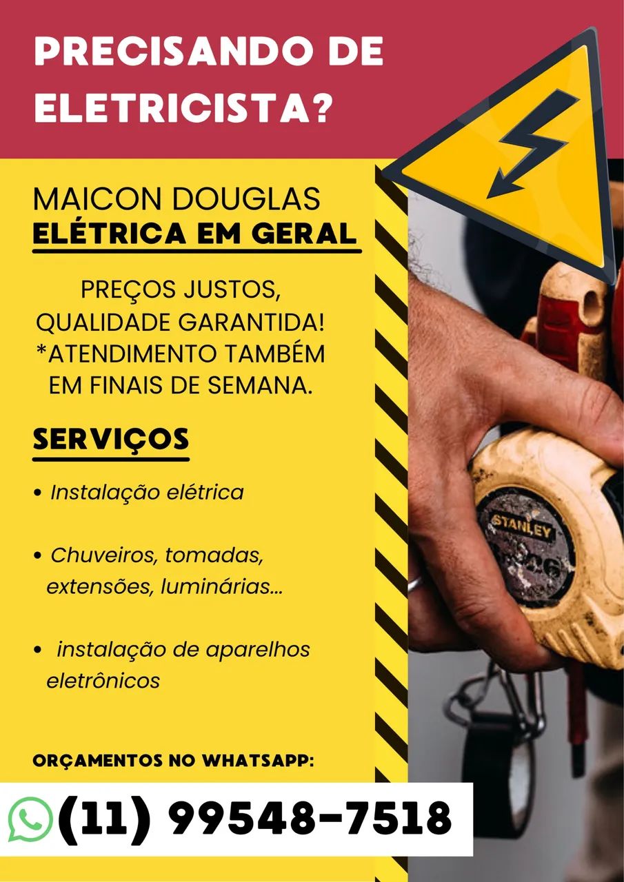 Eletricista em Natal e região 