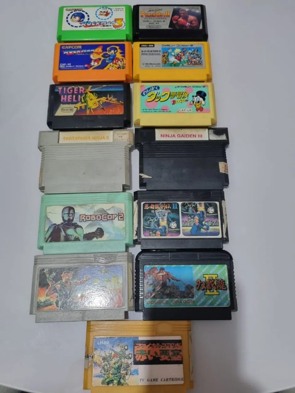 Cartuchos de jogos de NES - 60 pinos
