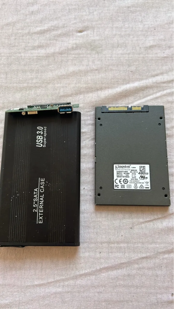 SSD kingston 480gb em perfeito estado