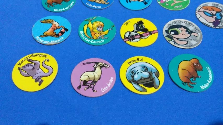 Lote de tazos antigos Ping pong e outros - Foto 3