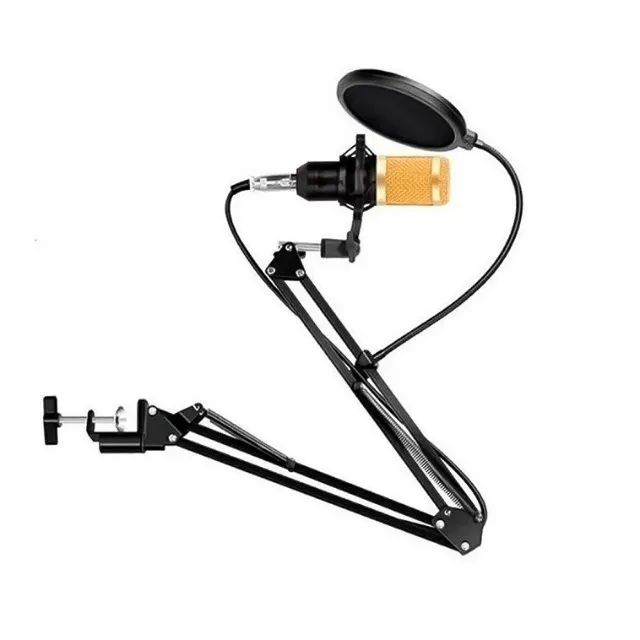 Kit Microfone Condensador Com Braço Articulado Knup - Foto 2