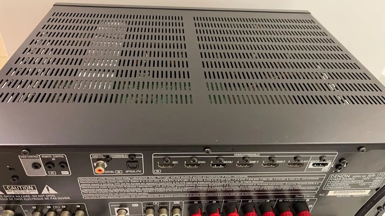 Receiver AV Denon AVR-1712 - Foto 2