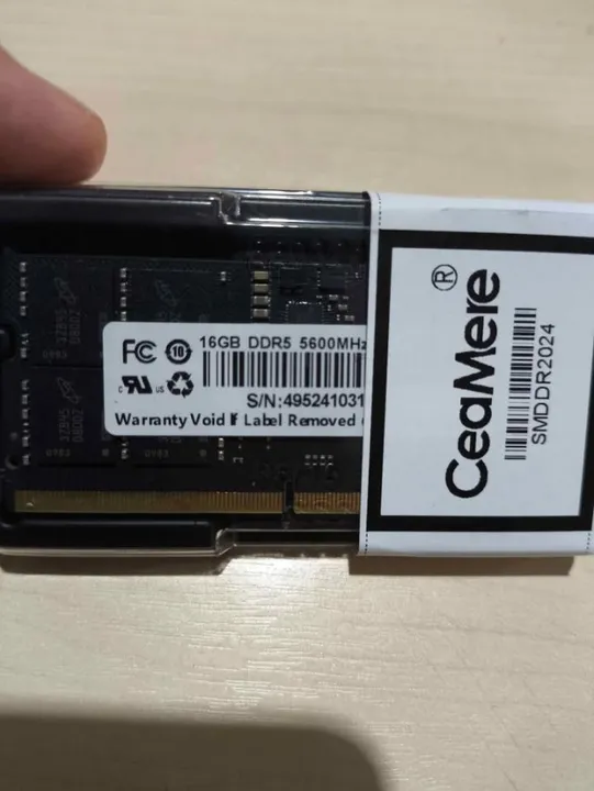 Memória RAM P/ Notebook DDR5 4800mhz ou 5600mhz - Anápolis