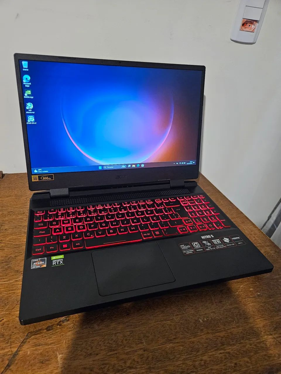 Notebook Gamer Acer nitro 5 rtx 3050 e 16gb Ddr5 com garantia! - Foto 2