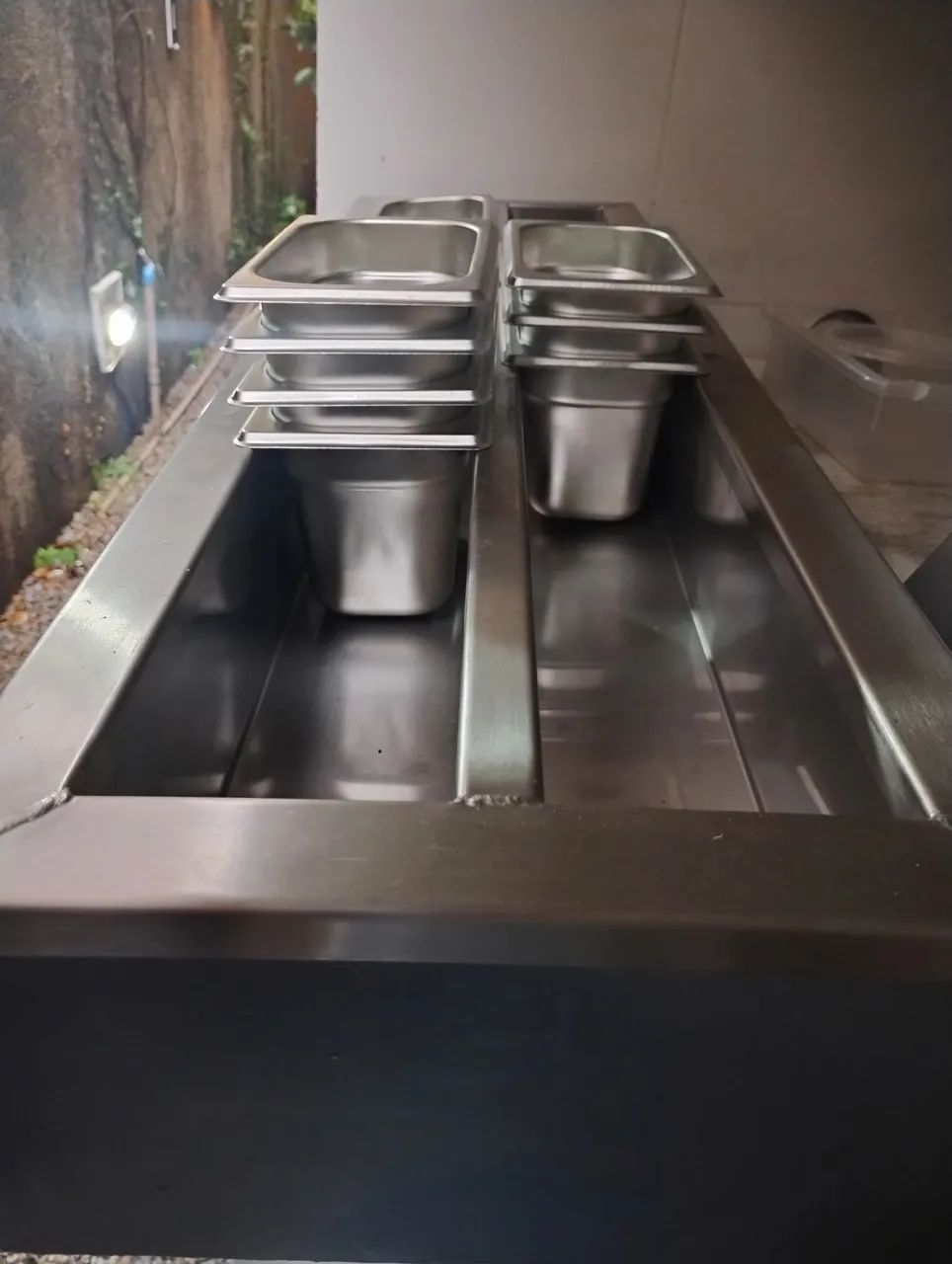 Condimentadora inox/ cozinha 