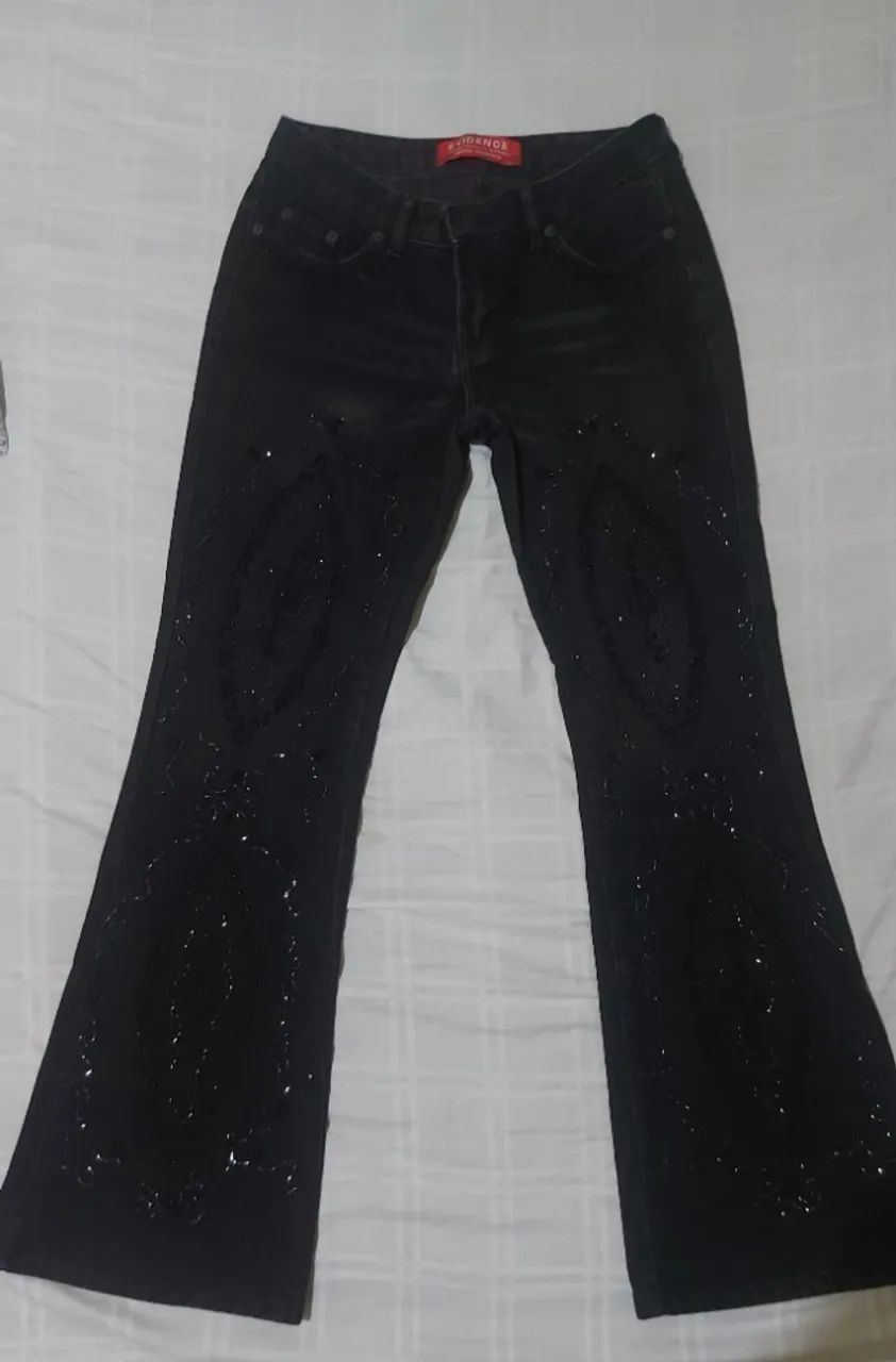 Calça jeans preta 