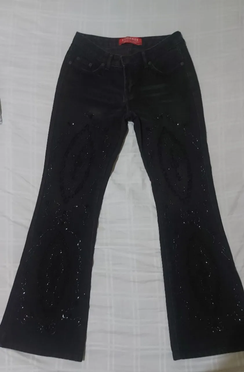 Calça jeans preta