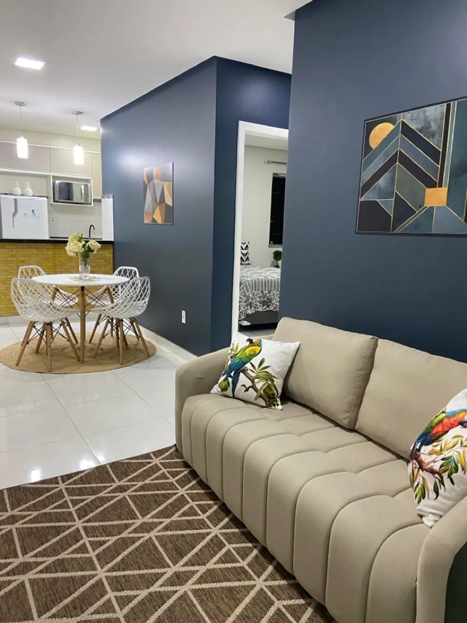 Apartamento 100% mobiliado com 2 quartos na Ponta Negra 70m2  - Foto 2
