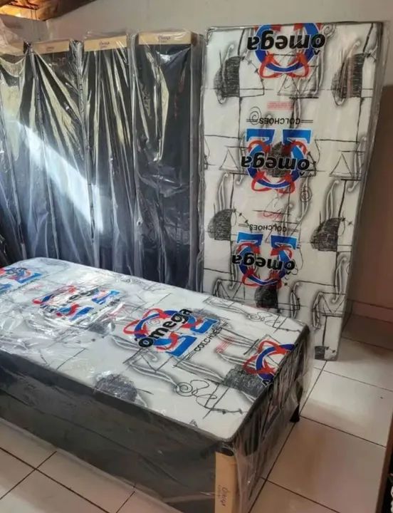 Cama Box solteiros  Omega - Novas