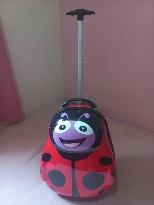 Mochila Infantil Ladybug - Vermelha - Foto 5