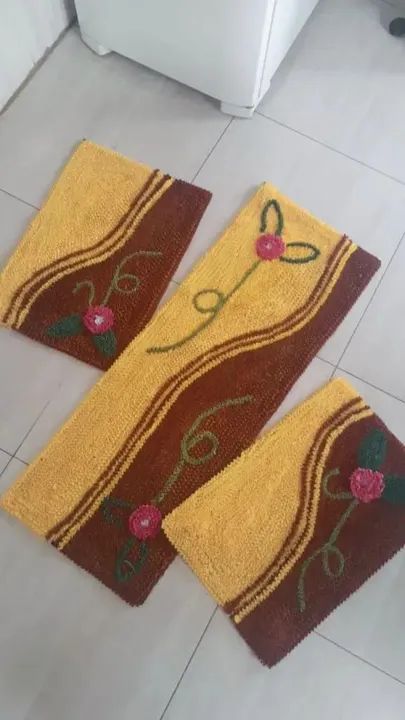 Tapetes de fru-fru para cozinha 