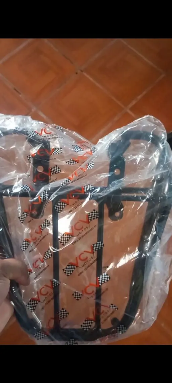 Bagageiro para Moto, lacrado!