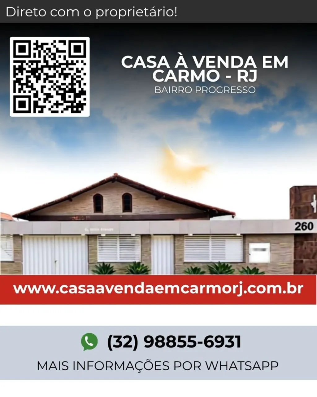 Casa à Venda em Carmo, RJ, Casa ampla com excelente localização,