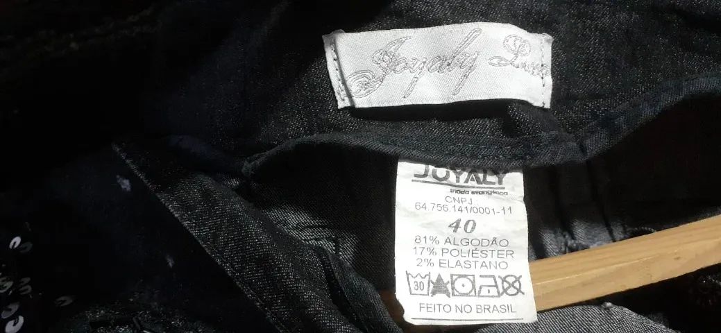 Saia Joyaly Luxo Preta 40 Pouco Usada - Foto 5