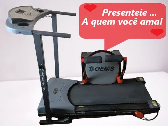 Esteira Dream Fitness DR 1600 Fitness Otimo Estado!! + AbMax  + Fone sem fio airdots2
