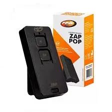 Controle de portão automático PPA Zap Pop 2Botão Preto 433,92MHZ - NOVO