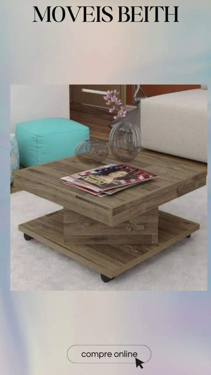 Promoção Mesa de Centro Marrom - 05/04/25   