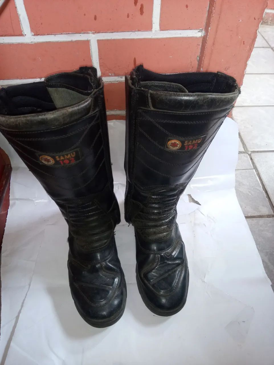 Botas motoqueiro cano longo n°41OFERTÃO* 