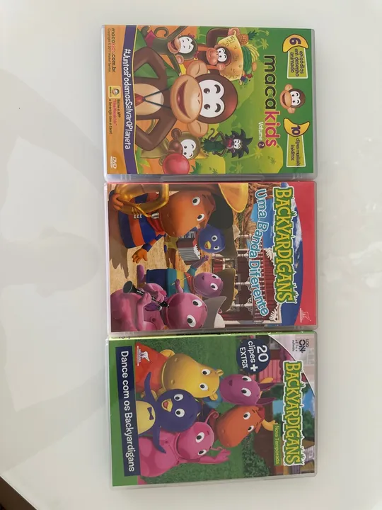 3 DVDs Infantis