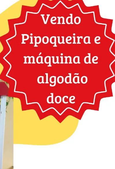 Vendo Máquina de Pipoca e Algodão Doce para Festas - Foto 5