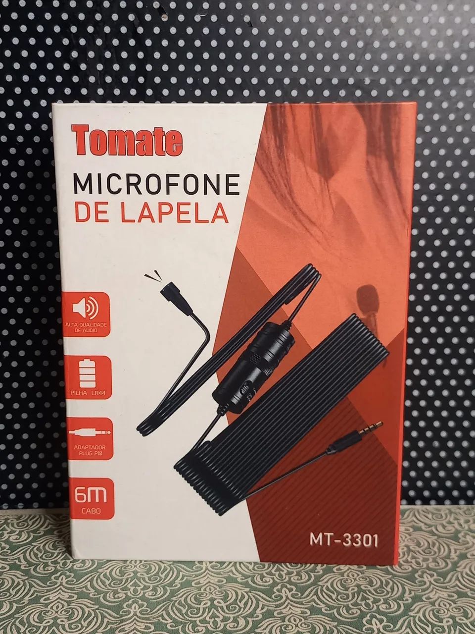 Microfone Lapela Tomate 