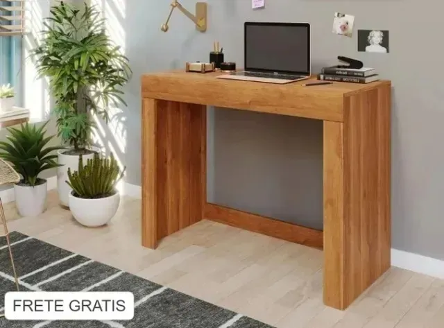 Escrivaninha de estudos Cléo c/ 1 Gaveta - Frete gratis - Produto Direto de Fábrica