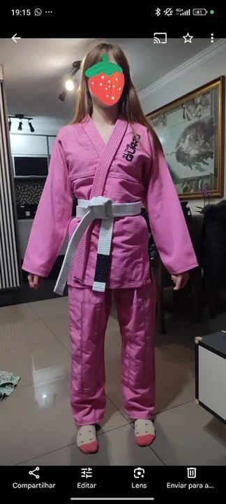 Kimono de Jiu-Jitsu Rosa IN THE GUARD  - Tamanho P