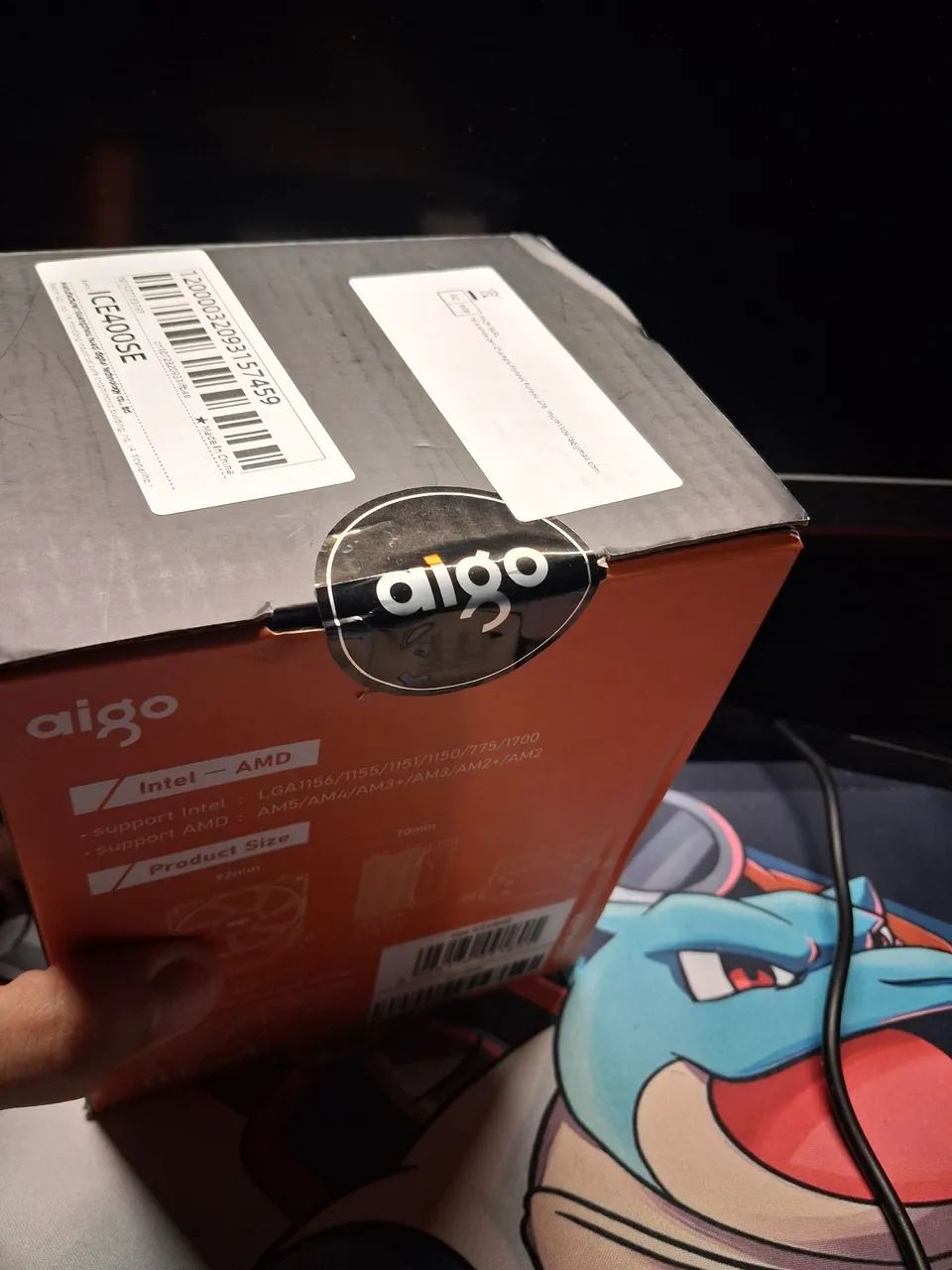 LACRADO! Cooler para CPU Aigo ICE400SE RGB TDP 160W - Foto 3