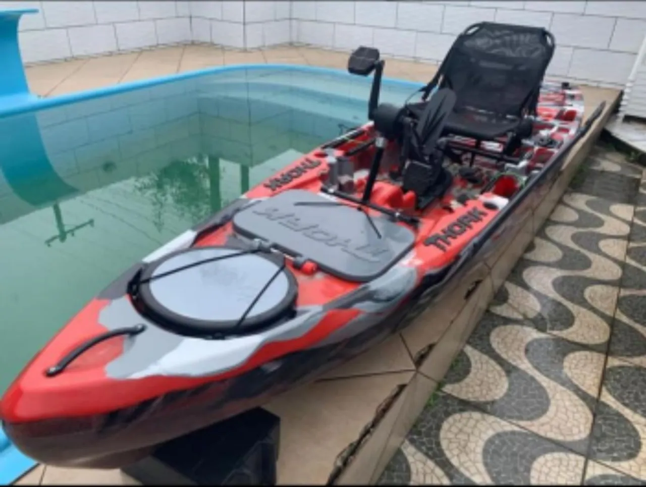 Caiaque de Pesca Thork - Completo!