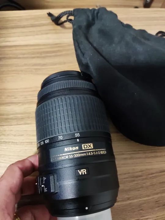 Lente Nikon DX. AF-S NIKKOR 55-300MM