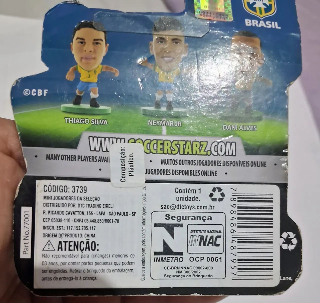 Mini Soccerstarz Neymar Jr. Figurine Dtc 373964750897453443123