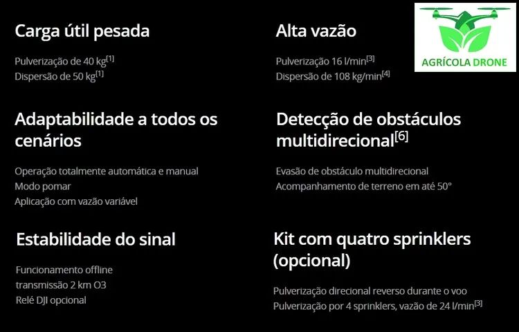Drone Agrícola DJI Agras T50 - Kit completo com gerador - Foto 2