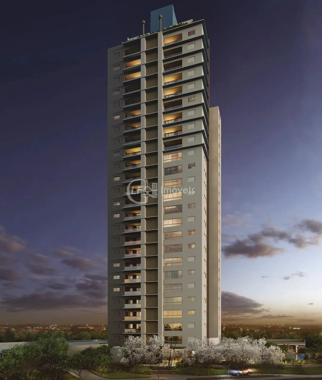 Apartamento à venda em Campo Grande - MS, Chácara Cachoeira: 3 quartos, 1 suíte, 1 sala, 1