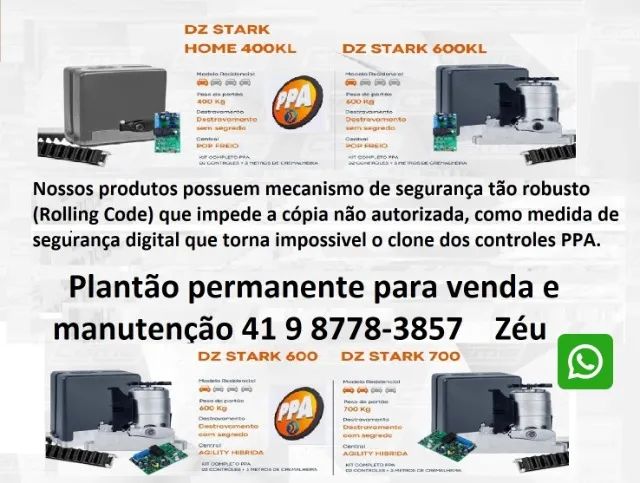 Motor para portão eletrônico