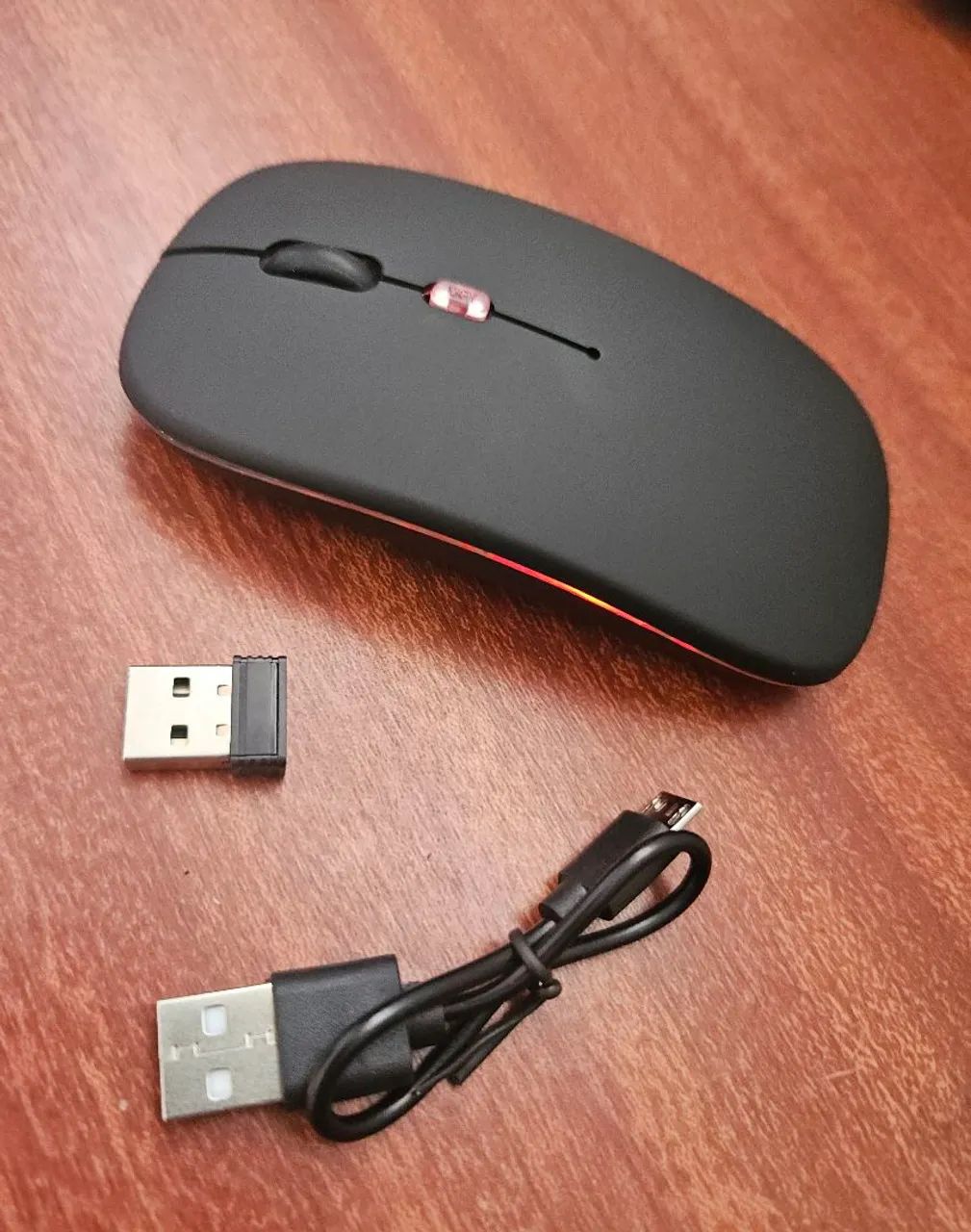 Mouse sem fio com bluetooth recarregável Novo 