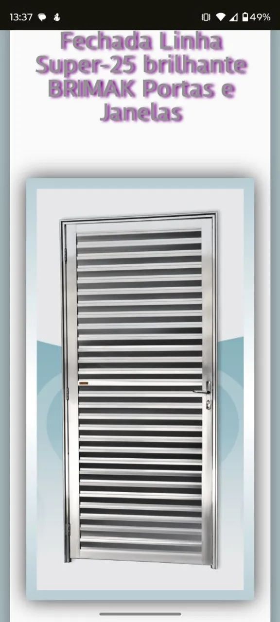 Porta de alumínio - troco por gul0s4  - Foto 4